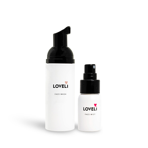 Loveli Face care set travel 1