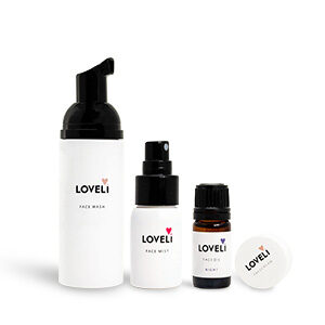 Loveli Face care set travel 3