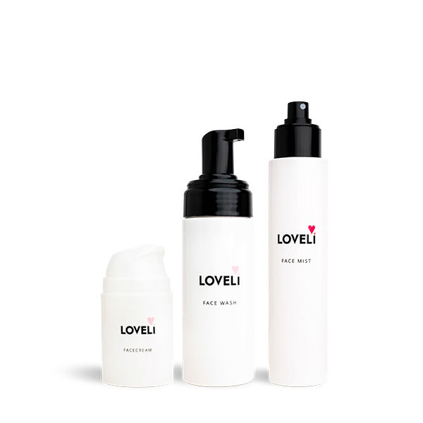 Loveli Face care set Face wash, Face mist & Face cream